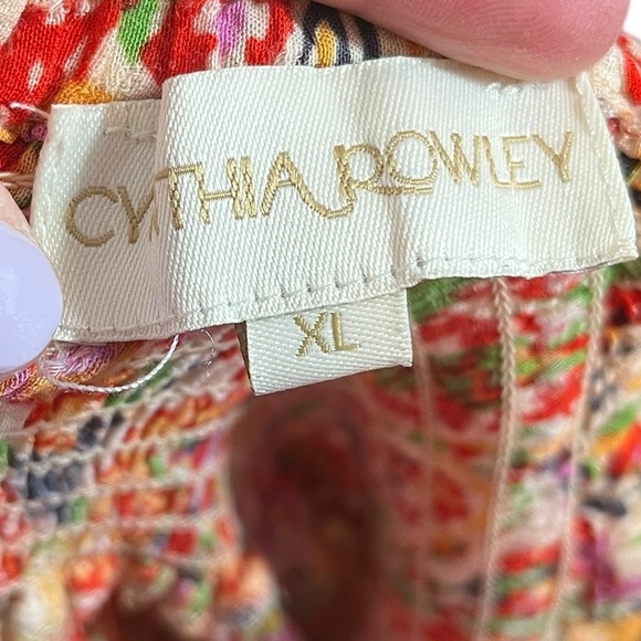 Cynthia Rowley Vibrant Floral Maxi Skirt, Size XL - Picture 4 of 8